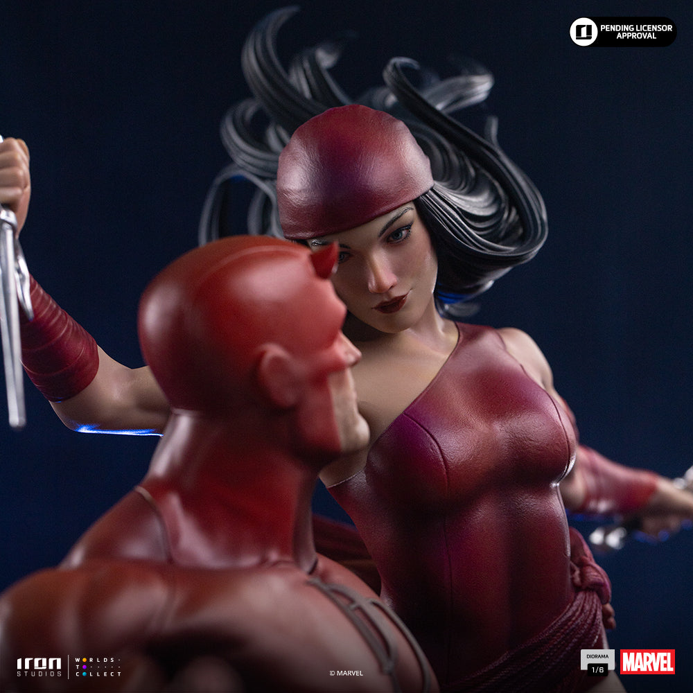 Voucher Pré-venda - Estátua Daredevil and Elektra - Marvel Comics - Diorama 1/6 - Iron Studios