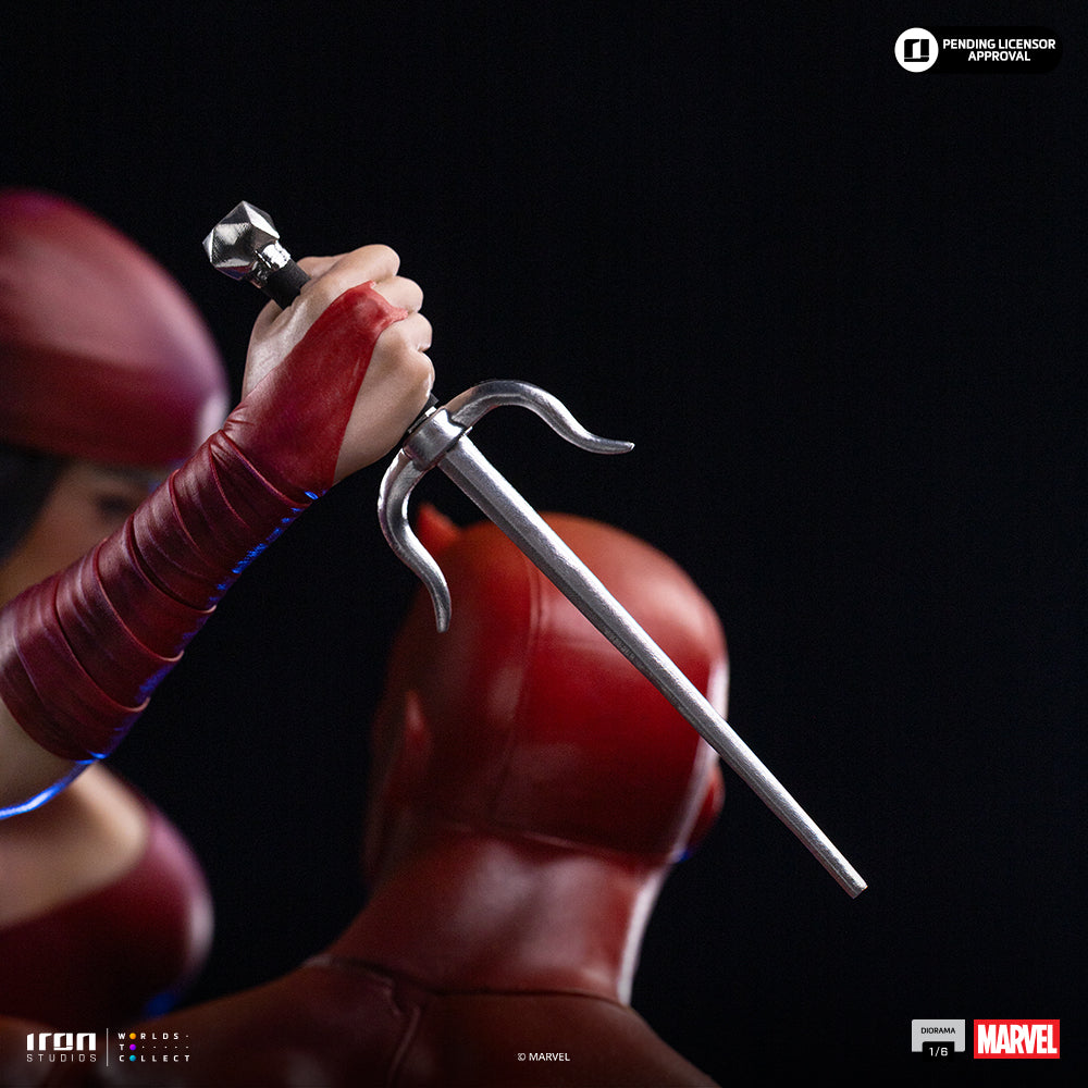 Voucher Pré-venda - Estátua Daredevil and Elektra - Marvel Comics - Diorama 1/6 - Iron Studios