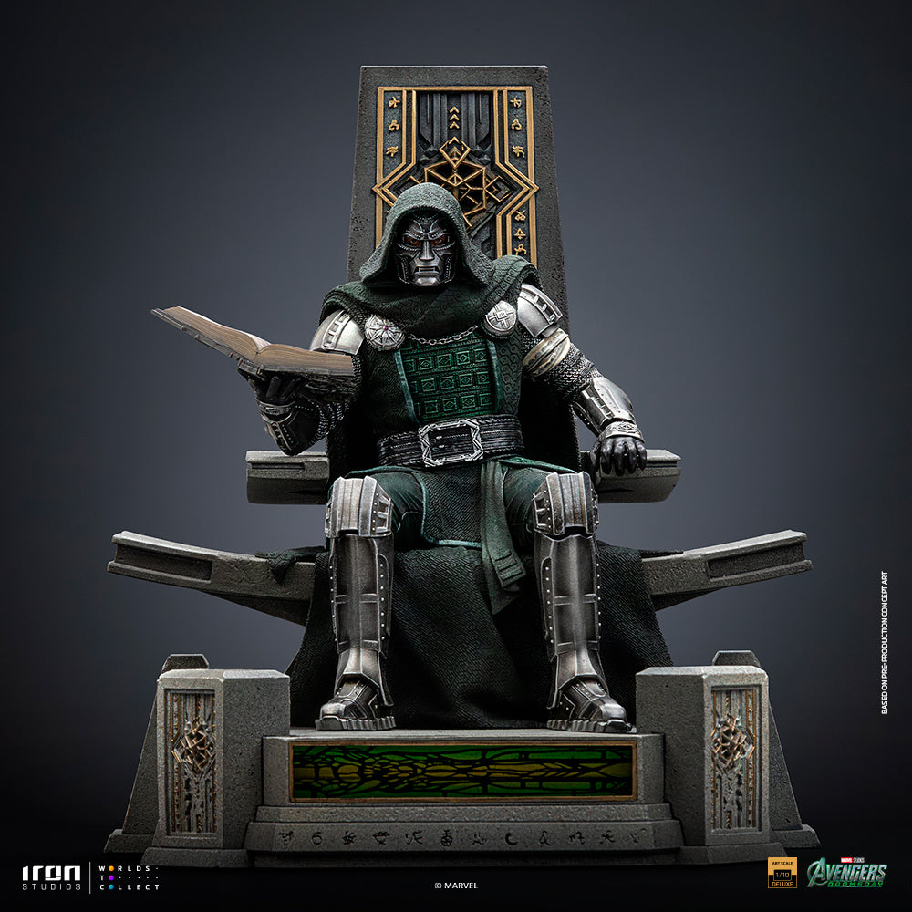 Voucher Pré-venda - Estátua Doctor Doom on Throne - Avengers: Doomsday - Art Scale 1/10 - Iron Studios