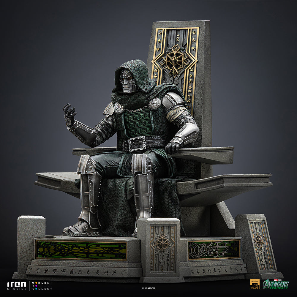 Voucher Pré-venda - Estátua Doctor Doom on Throne - Avengers: Doomsday - Art Scale 1/10 - Iron Studios