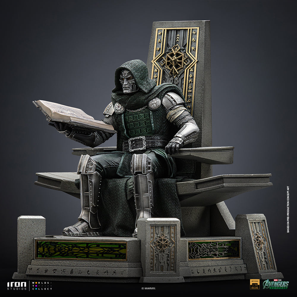 Voucher Pré-venda - Estátua Doctor Doom on Throne - Avengers: Doomsday - Art Scale 1/10 - Iron Studios
