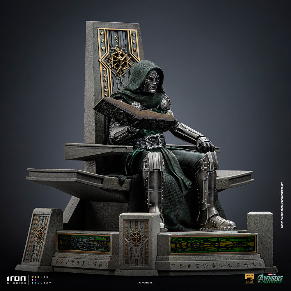 Voucher Pré-venda - Estátua Doctor Doom on Throne - Avengers: Doomsday - Art Scale 1/10 - Iron Studios