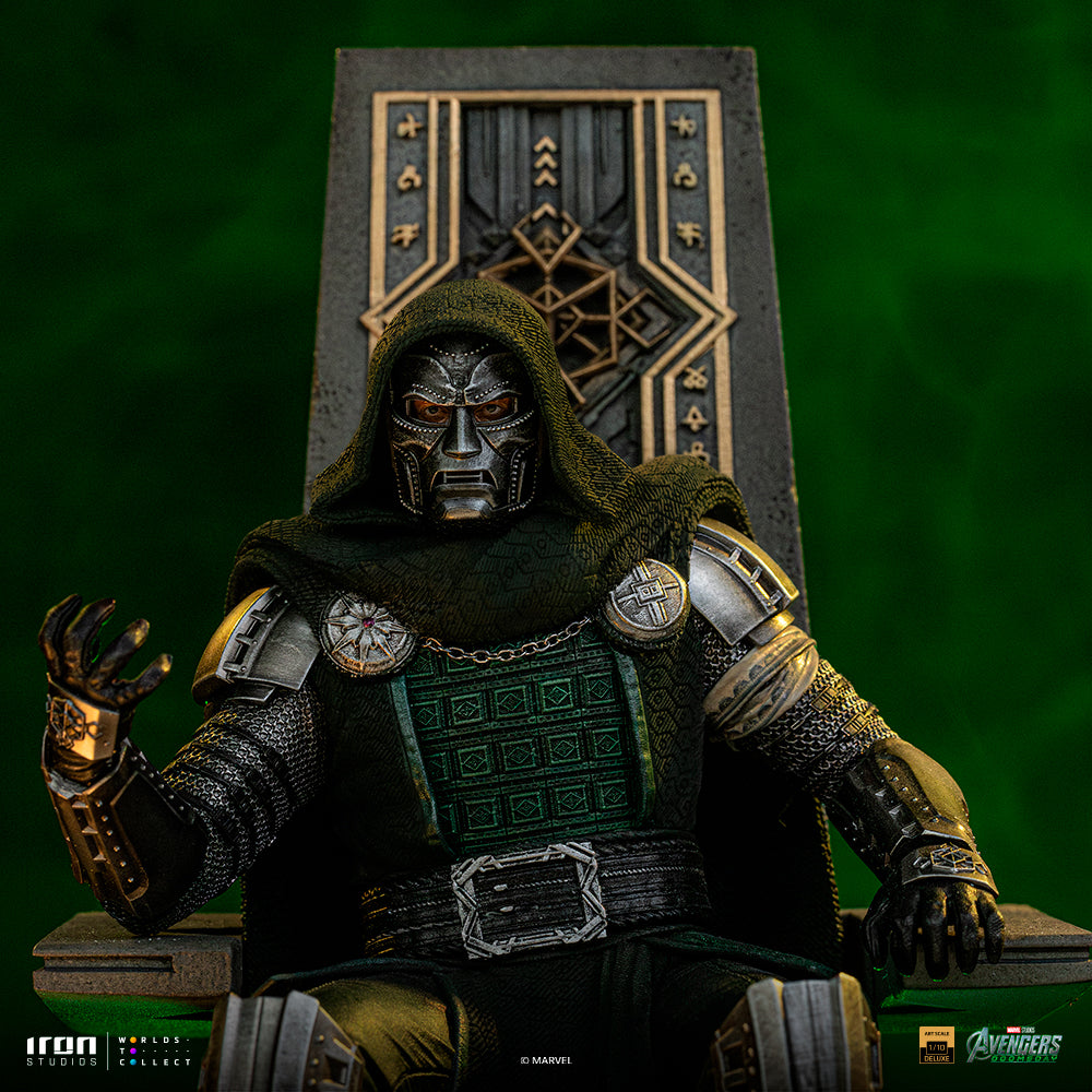 Voucher Pré-venda - Estátua Doctor Doom on Throne - Avengers: Doomsday - Art Scale 1/10 - Iron Studios