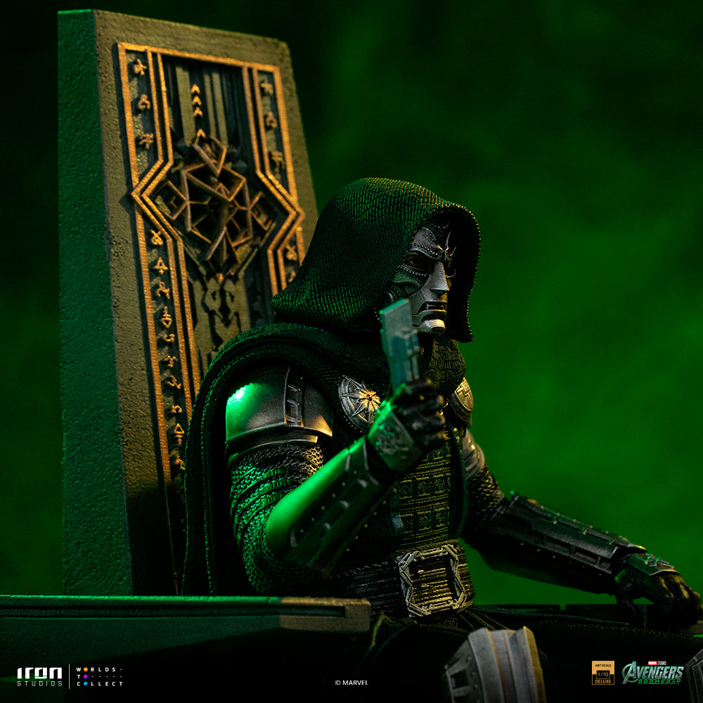 Voucher Pré-venda - Estátua Doctor Doom on Throne - Avengers: Doomsday - Art Scale 1/10 - Iron Studios