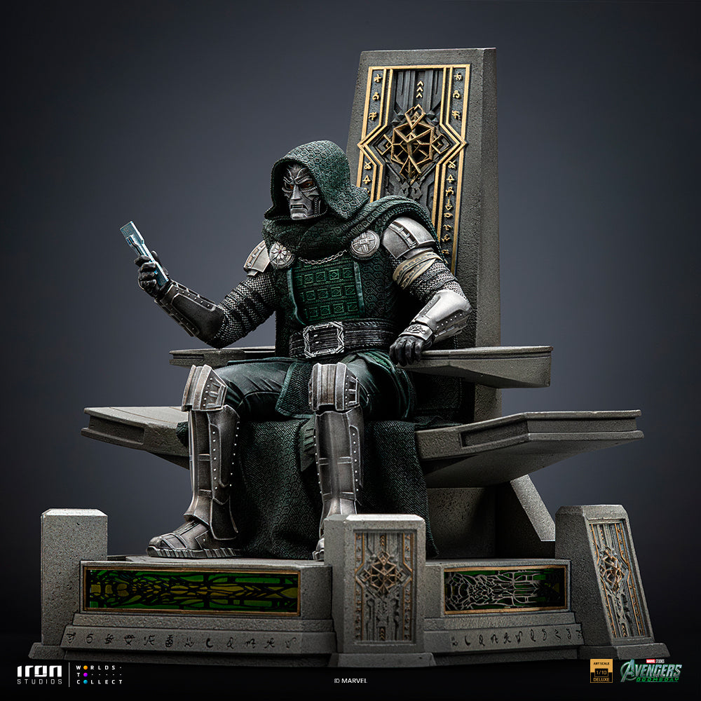 Voucher Pré-venda - Estátua Doctor Doom on Throne - Avengers: Doomsday - Art Scale 1/10 - Iron Studios