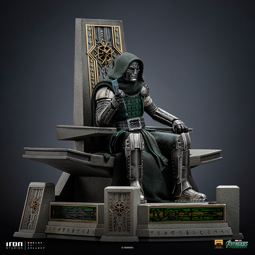 Voucher Pré-venda - Estátua Doctor Doom on Throne - Avengers: Doomsday - Art Scale 1/10 - Iron Studios