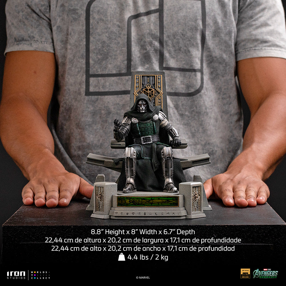 Voucher Pré-venda - Estátua Doctor Doom on Throne - Avengers: Doomsday - Art Scale 1/10 - Iron Studios