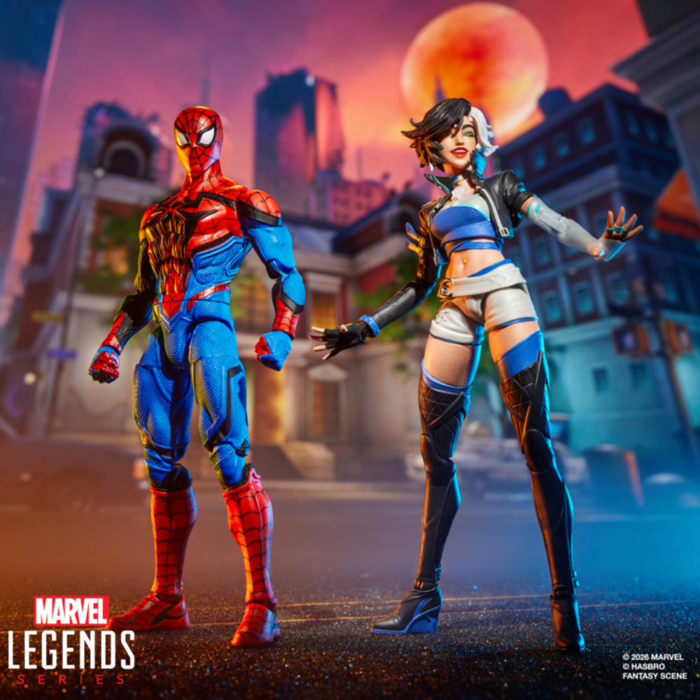 Pré-venda - Figura Spider-Man & Luna Marvel Legends Series Marvel Rivals - Habro