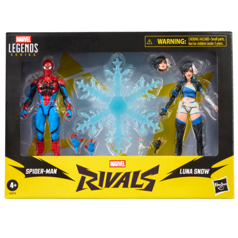 Pré-venda - Figura Spider-Man & Luna Marvel Legends Series Marvel Rivals - Habro