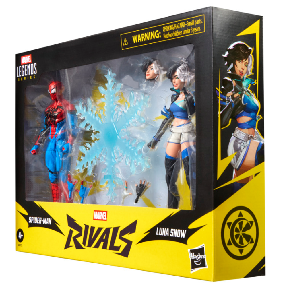 Pré-venda - Figura Spider-Man & Luna Marvel Legends Series Marvel Rivals - Habro