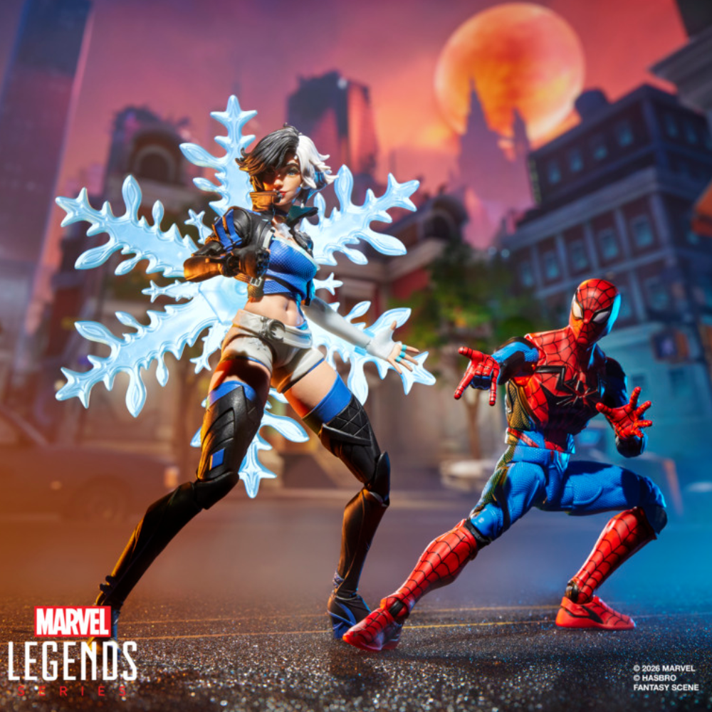 Pré-venda - Figura Spider-Man & Luna Marvel Legends Series Marvel Rivals - Habro