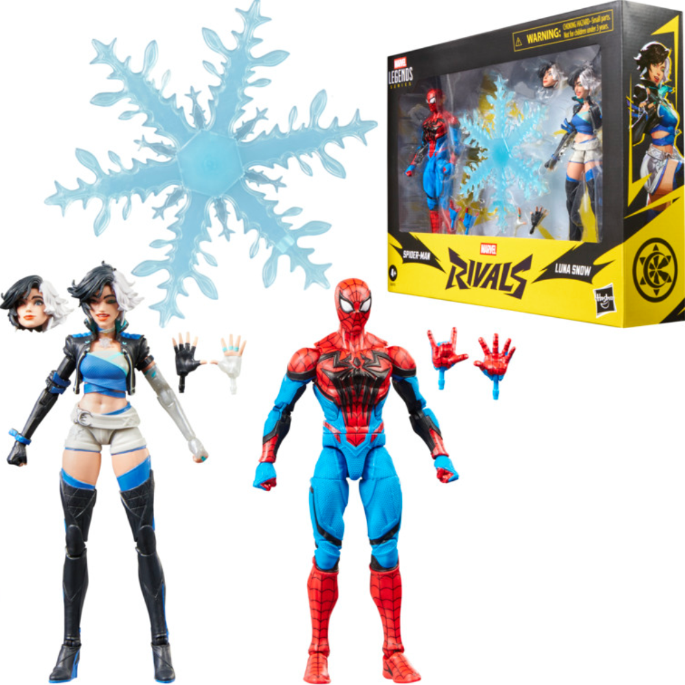 Pré-venda - Figura Spider-Man & Luna Marvel Legends Series Marvel Rivals - Habro