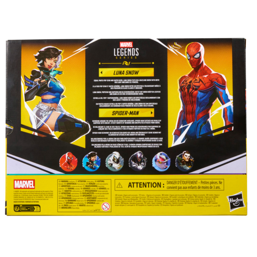 Pré-venda - Figura Spider-Man & Luna Marvel Legends Series Marvel Rivals - Habro