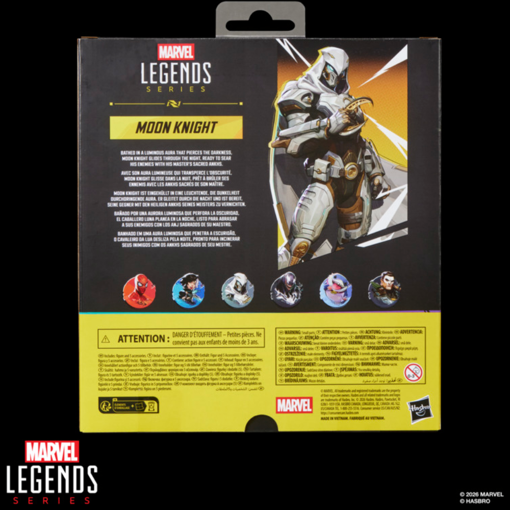 Pré-venda Moon Knight Legends Series Marvel Rivals - Hasbro