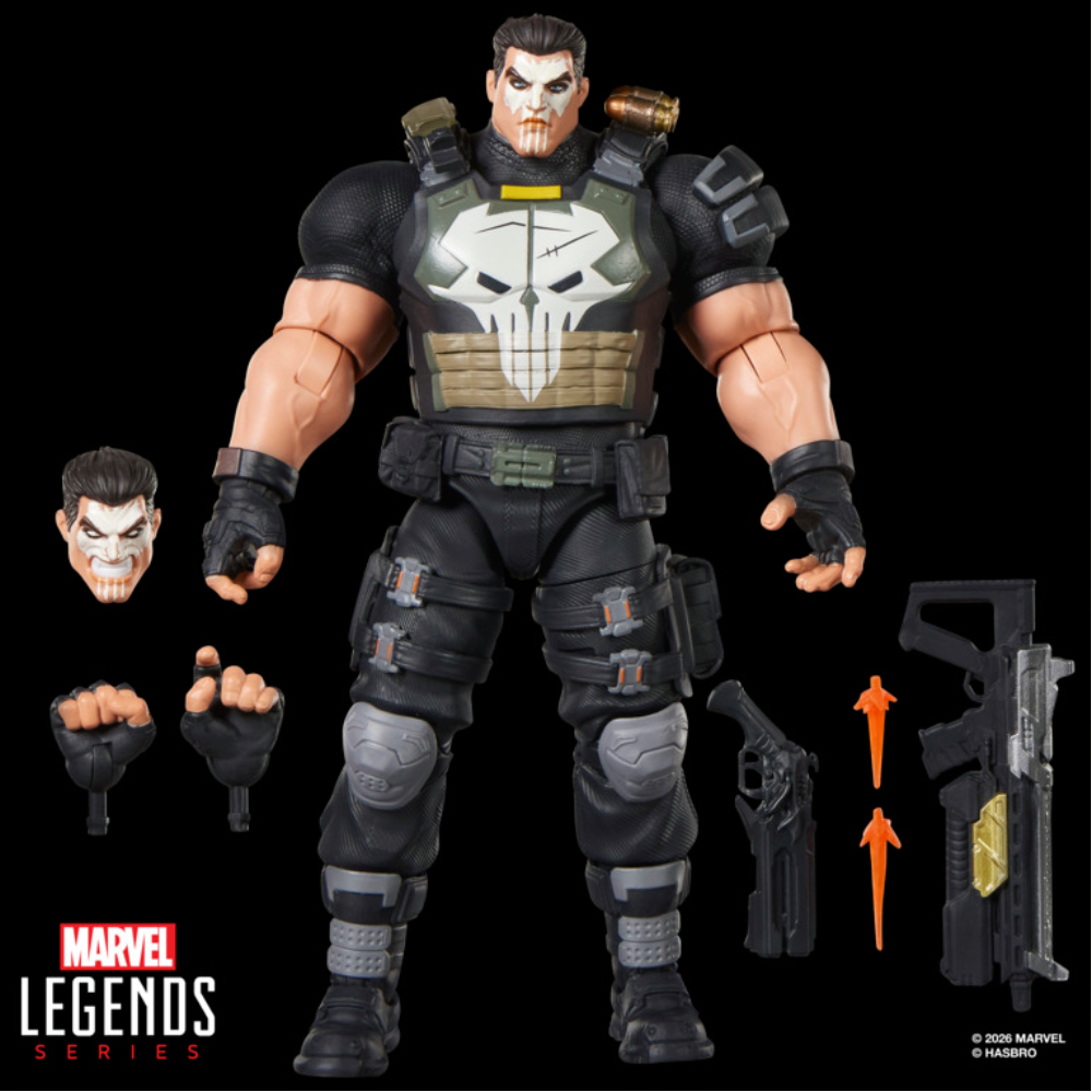 Pré-venda - Figua The Punisher Marvel Legends Series Marvel Rivals - Hasbro
