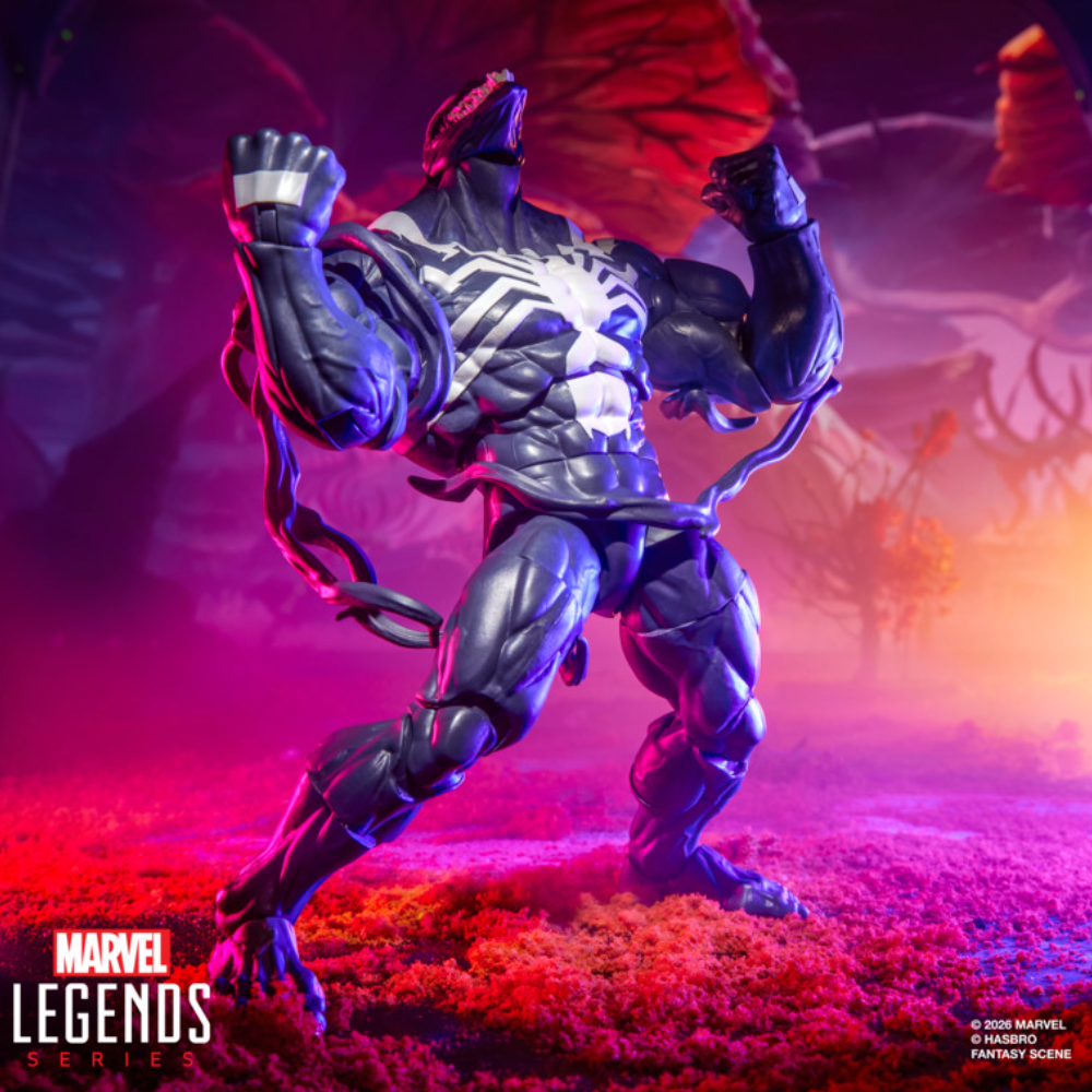 Pré-venda - Figura Venom & Jeff the Land SharkMarvel Legends Rivals - Hasbro