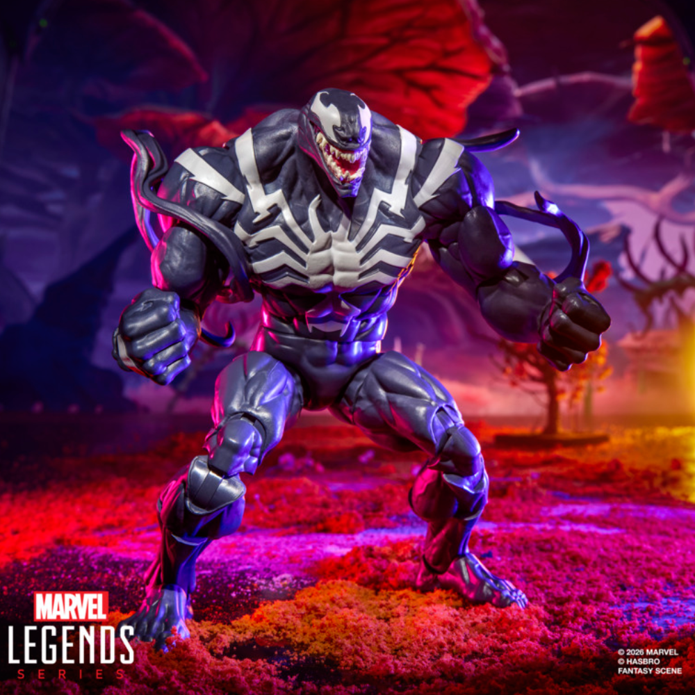 Pré-venda - Figura Venom & Jeff the Land SharkMarvel Legends Rivals - Hasbro