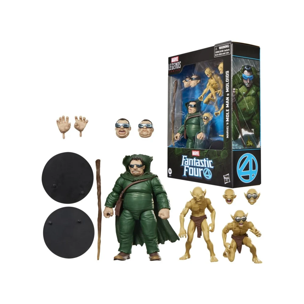 Pré-venda - Figura Mole Man & Moloids - Marvel Legends Fantastic Four Marvel's - Hasbro
