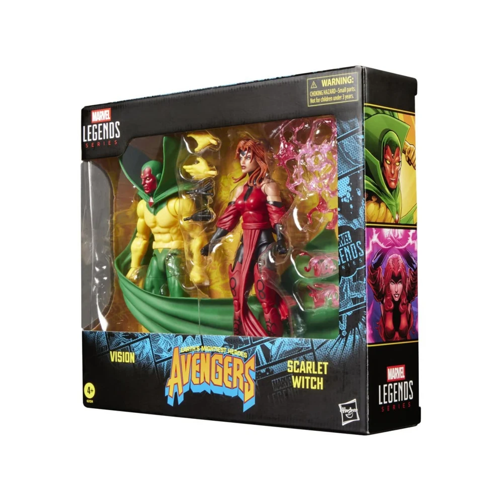 Pré-venda Figura Vision & Scarlet Witch - Avengers Marvel Legends - Hasbro