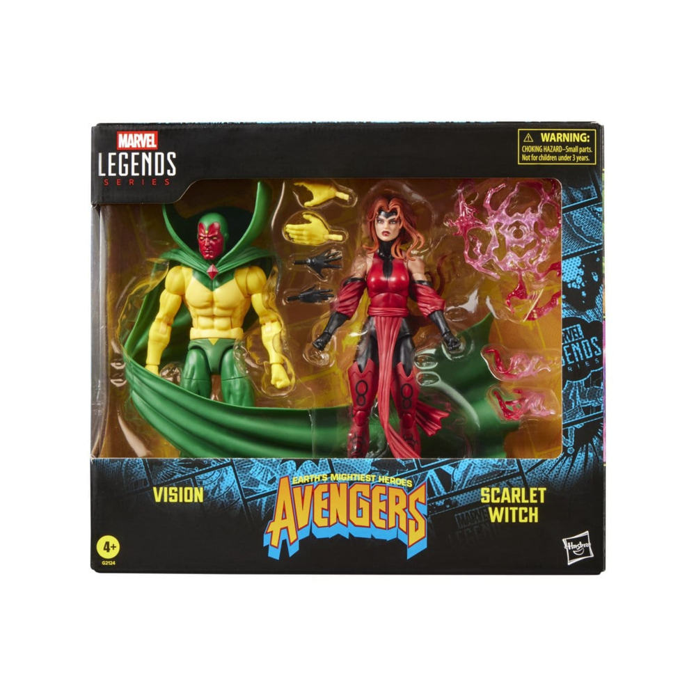Pré-venda Figura Vision & Scarlet Witch - Avengers Marvel Legends - Hasbro