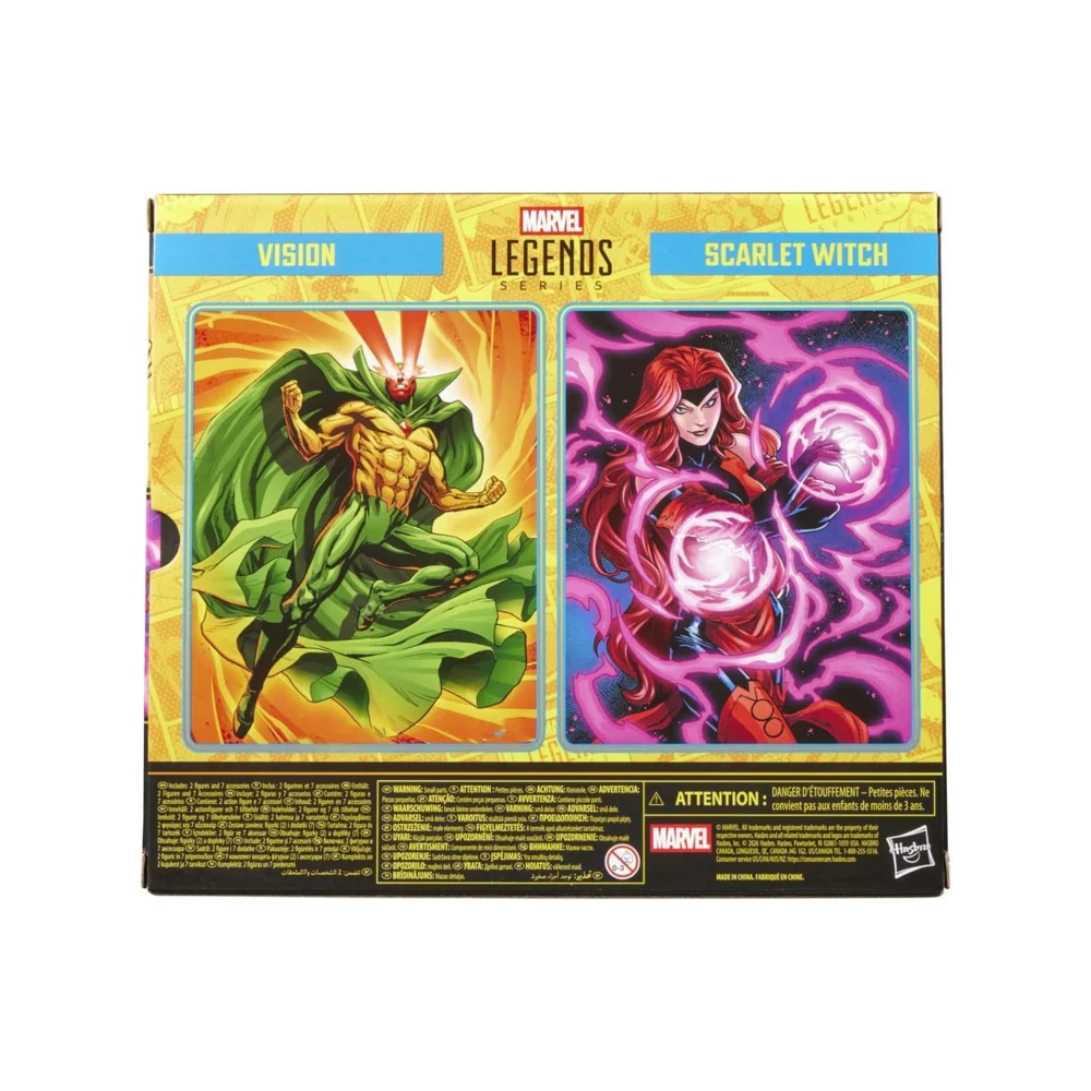 Pré-venda Figura Vision & Scarlet Witch - Avengers Marvel Legends - Hasbro