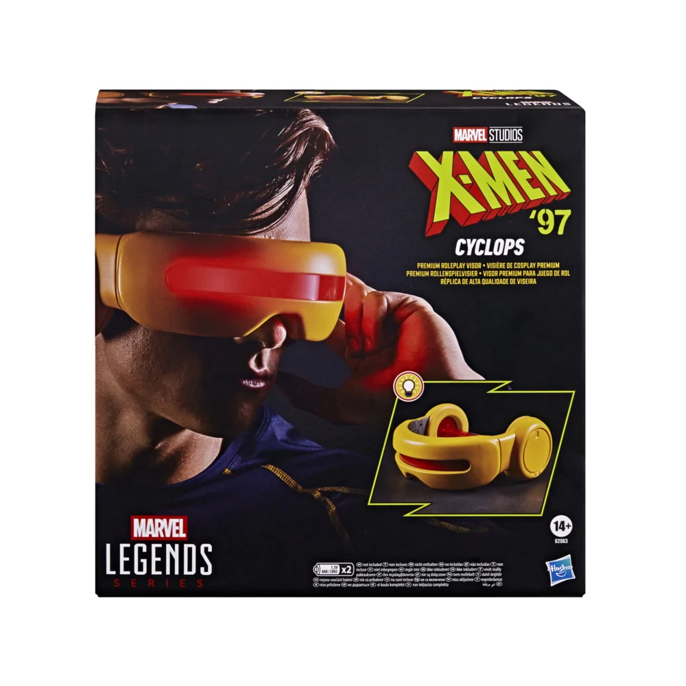 Pré-venda - Figura Cyclops Premium Roleplay Visor - Marvel Legends Series X-Men ’97 - Hasbro