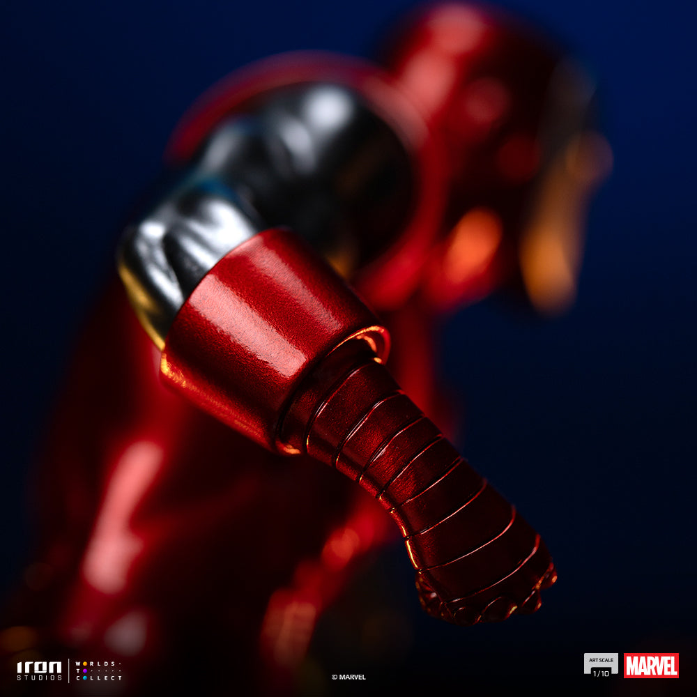 Estátua Iron Man Red & Chrome - Marvel Comics - Art Scale 1/10 - Iron Studios