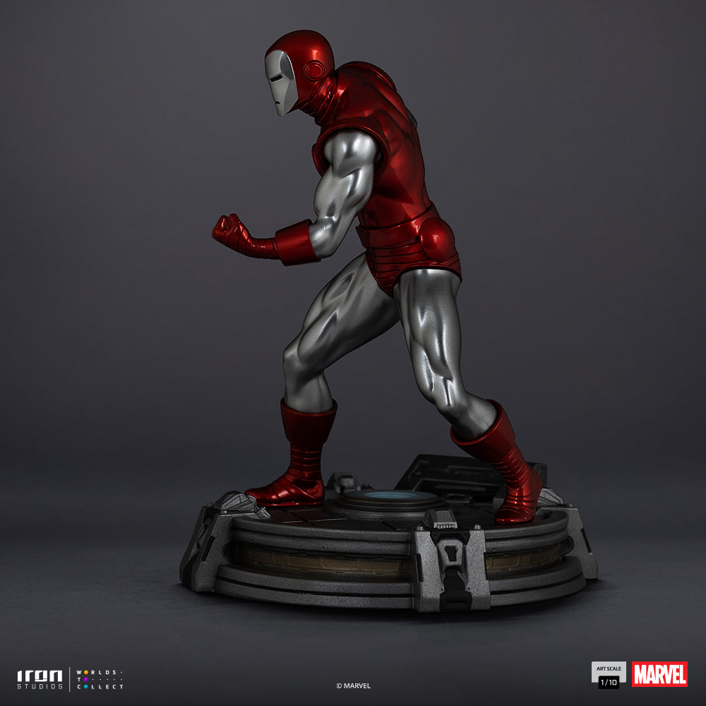 Estátua Iron Man Red & Chrome - Marvel Comics - Art Scale 1/10 - Iron Studios