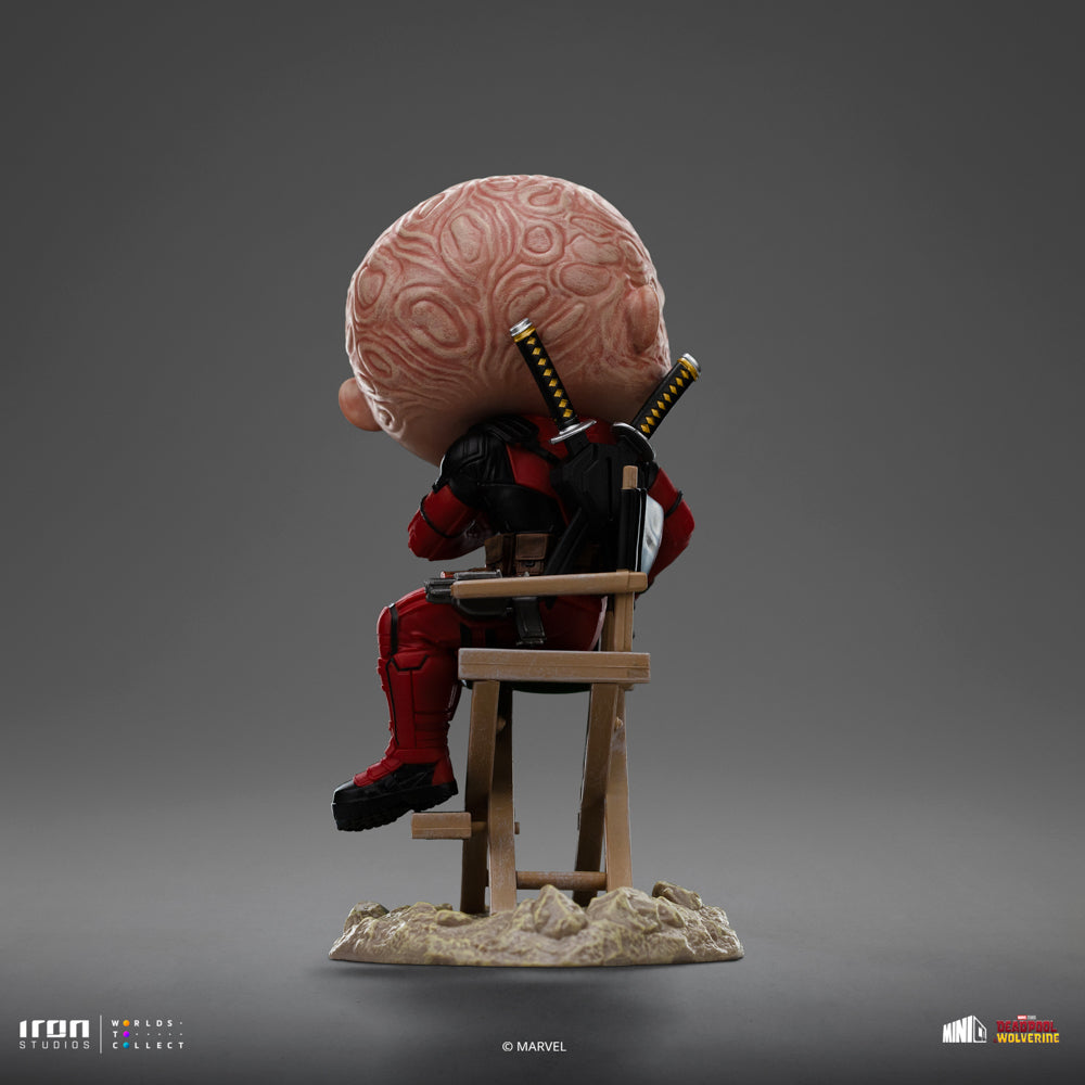 Estátua Deadpool, Wolverine and Headpool set (Unmasked) - MiniCo - Iron Studios