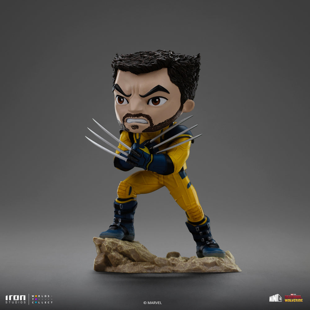Estátua Deadpool, Wolverine and Headpool set (Unmasked) - MiniCo - Iron Studios