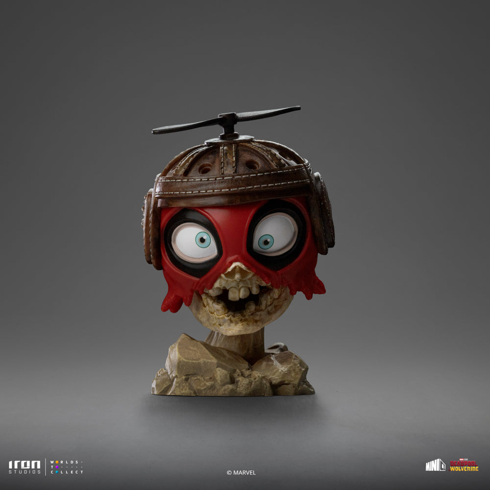 Estátua Deadpool, Wolverine and Headpool set (Unmasked) - MiniCo - Iron Studios