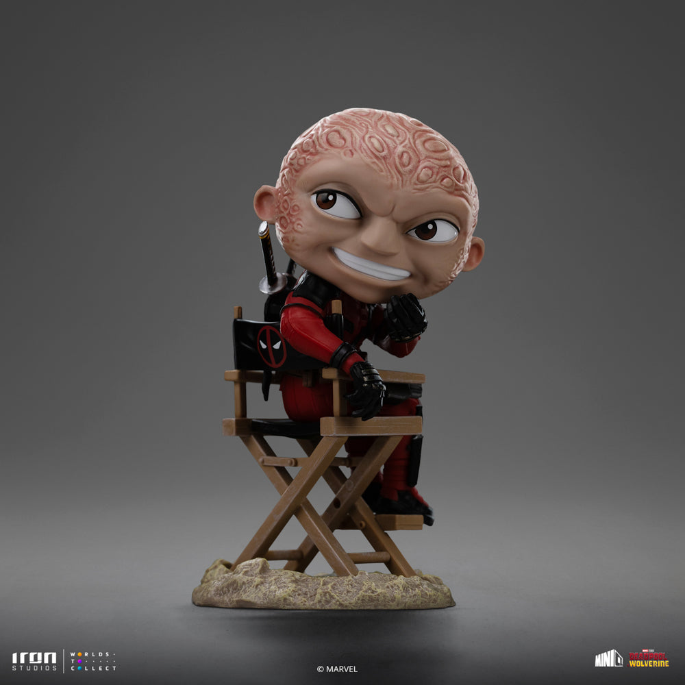 Estátua Deadpool, Wolverine and Headpool set (Unmasked) - MiniCo - Iron Studios