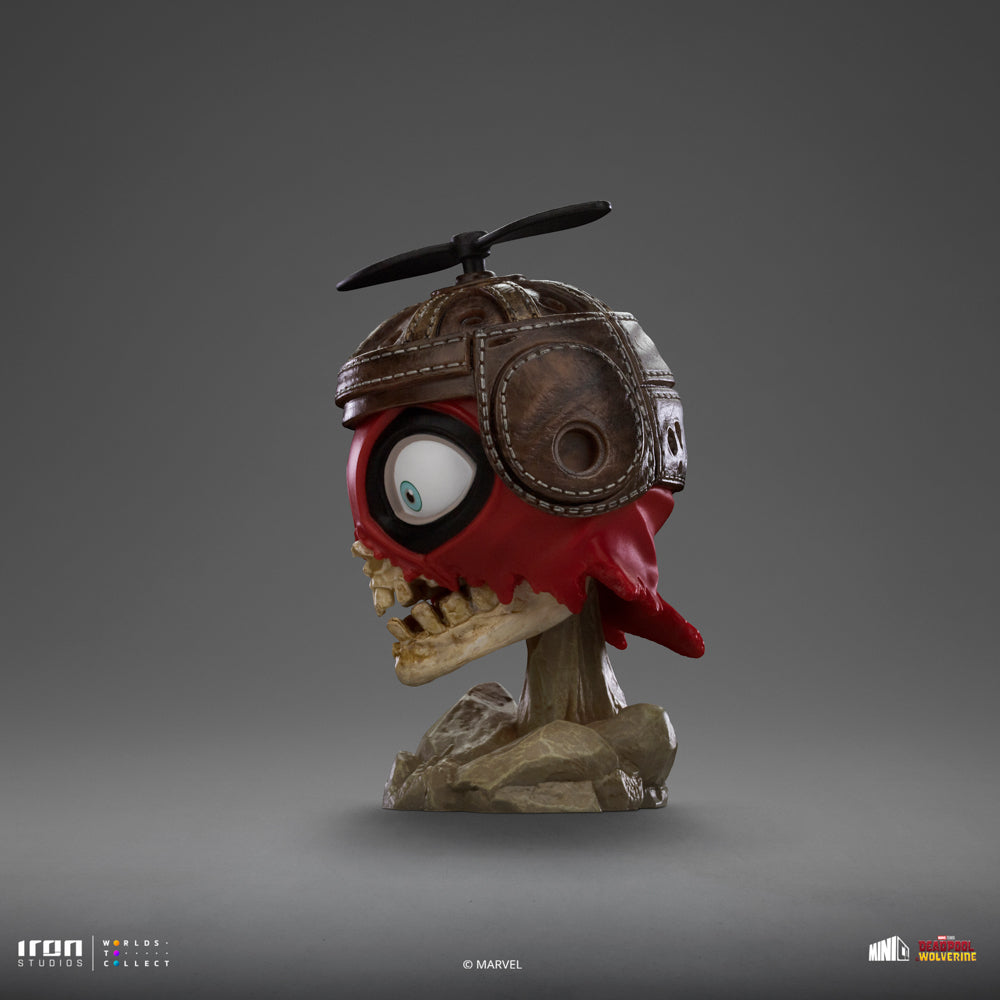 Estátua Deadpool, Wolverine and Headpool set (Unmasked) - MiniCo - Iron Studios