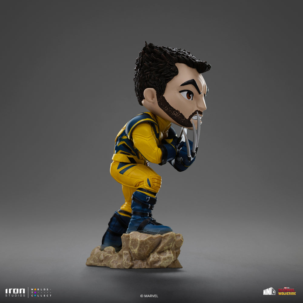 Estátua Deadpool, Wolverine and Headpool set (Unmasked) - MiniCo - Iron Studios