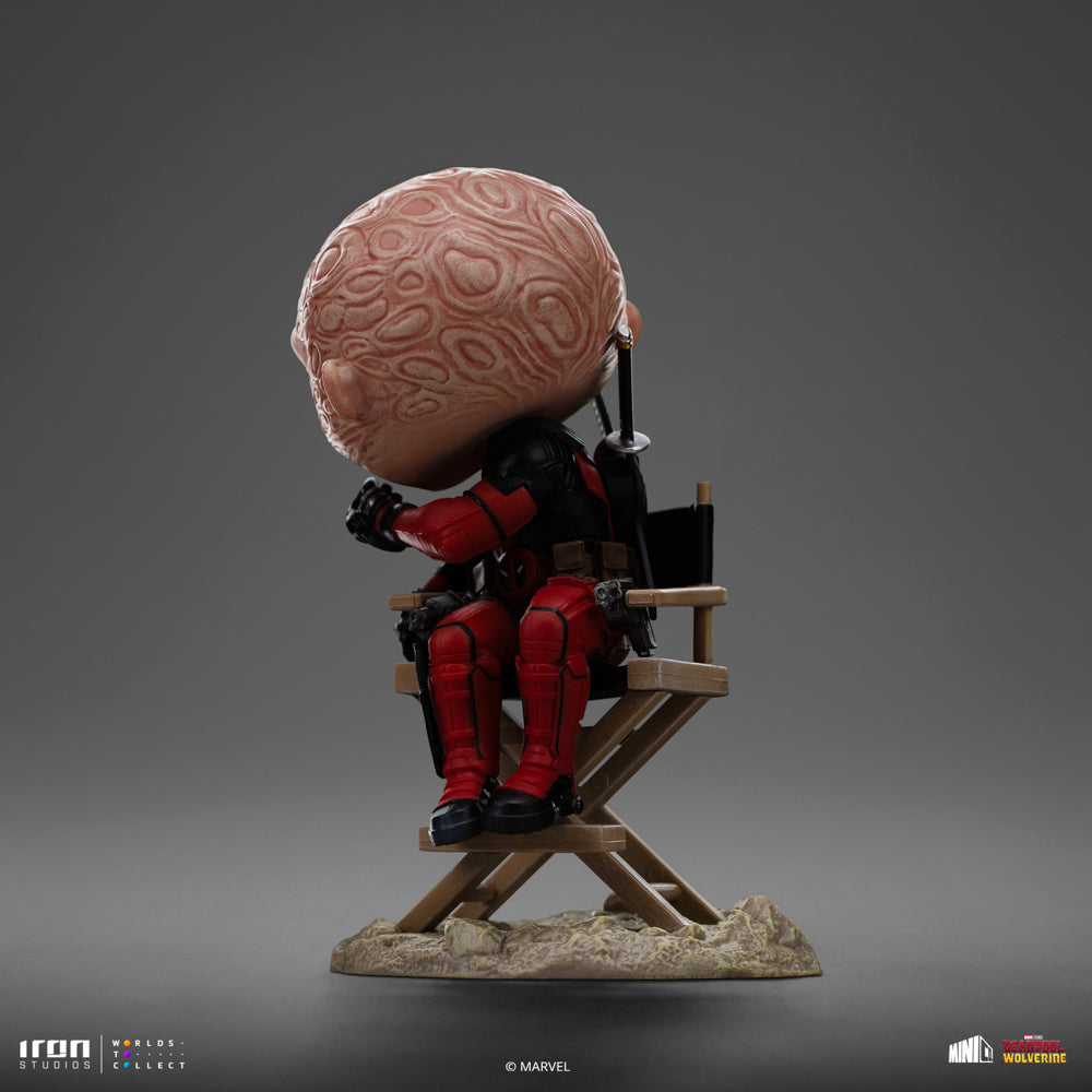 Estátua Deadpool, Wolverine and Headpool set (Unmasked) - MiniCo - Iron Studios