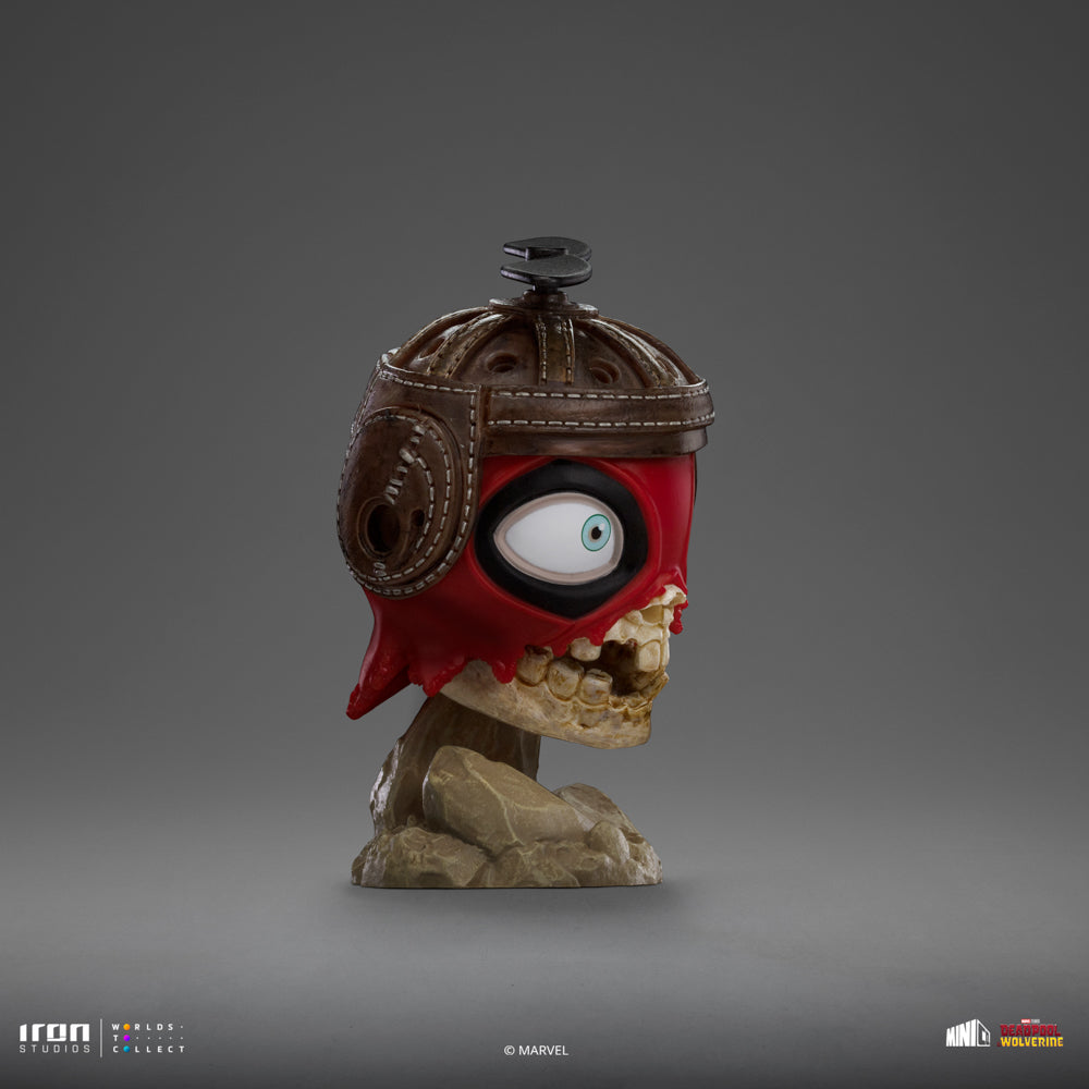 Estátua Deadpool, Wolverine and Headpool set (Unmasked) - MiniCo - Iron Studios