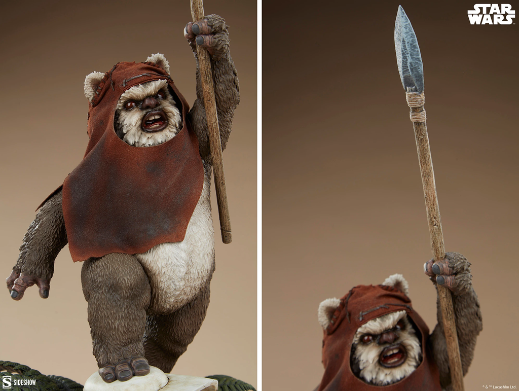 Estátua Wicket W. Warrick – Star Wars: Episode VI – Premium Format – Sideshow
