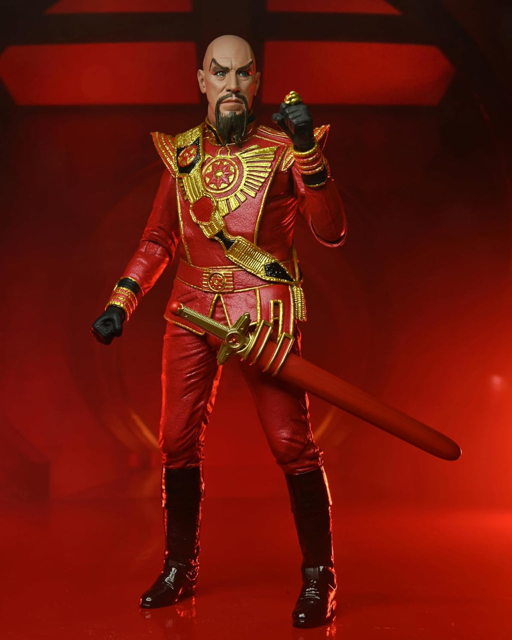 Figura Ming (Red Military Outfit) – Flash Gordon (1980) – 7” Scale – Neca