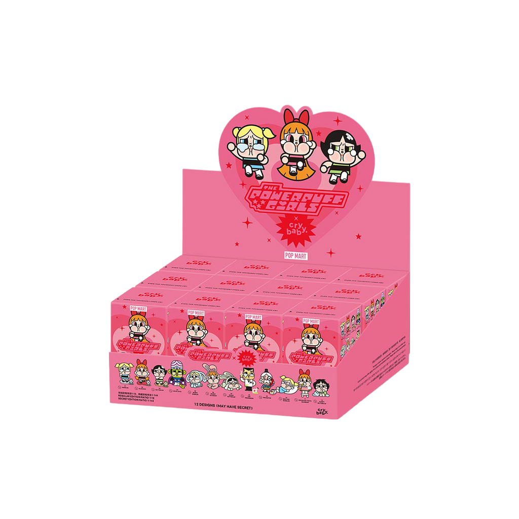 Blind Box CRYBABY - As Meninas Superpoderosas - The Powerpuff Girls - Collectible Surprise Figure - Pop Mart