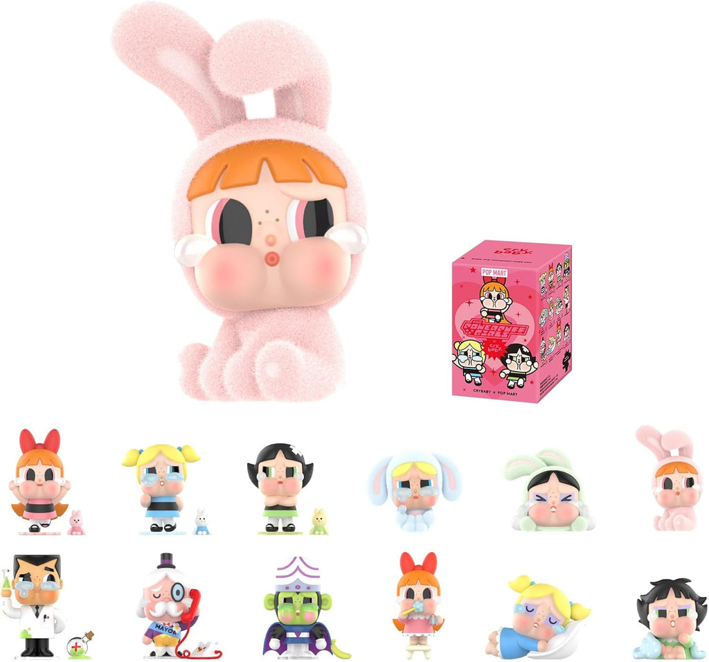 Blind Box CRYBABY - As Meninas Superpoderosas - The Powerpuff Girls - Collectible Surprise Figure - Pop Mart