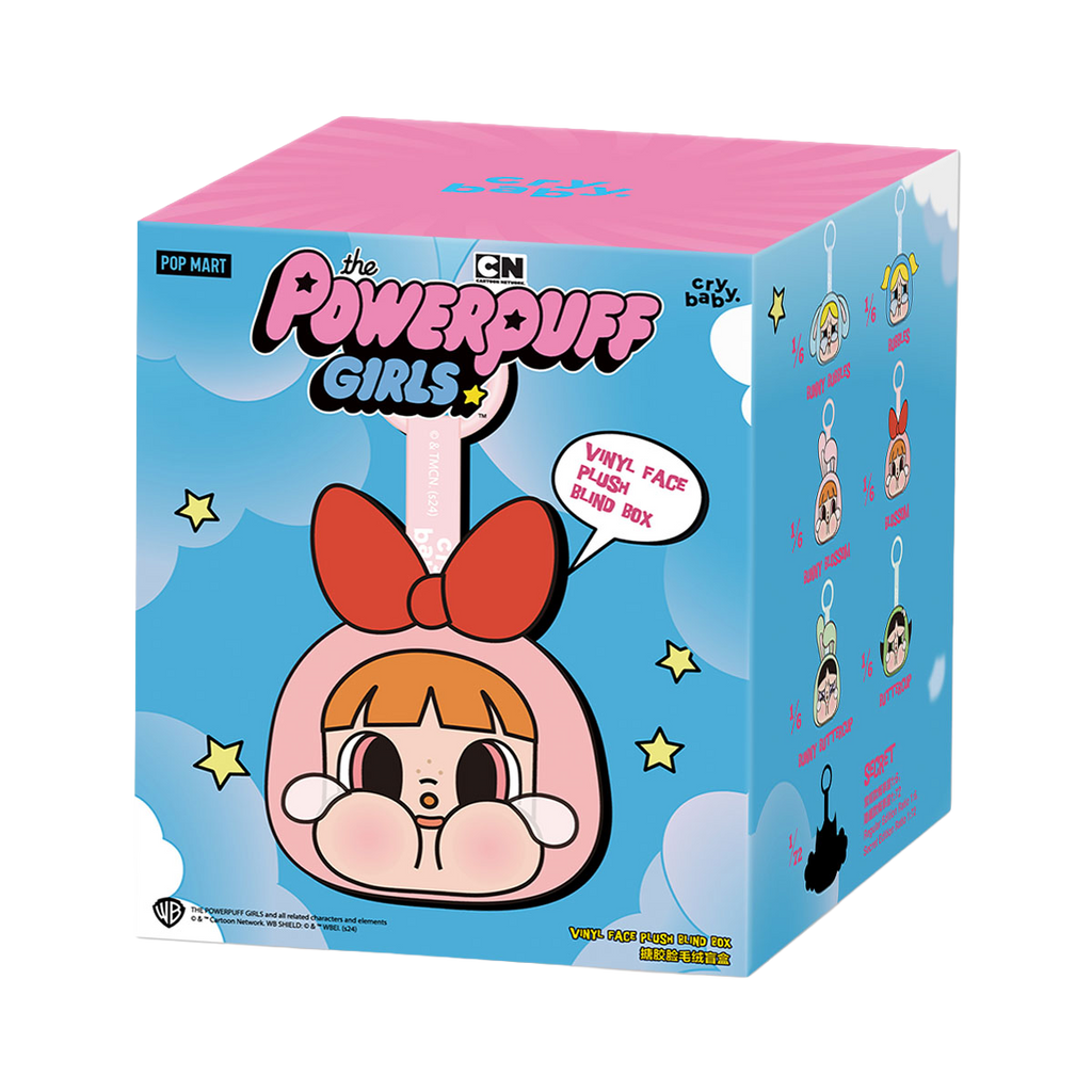 Chaveiro BLIND BOX CRYBABY x As Meninas Superpoderosas - The Powerpuff Girls - Collectible Surprise Keychain - Pop Mart