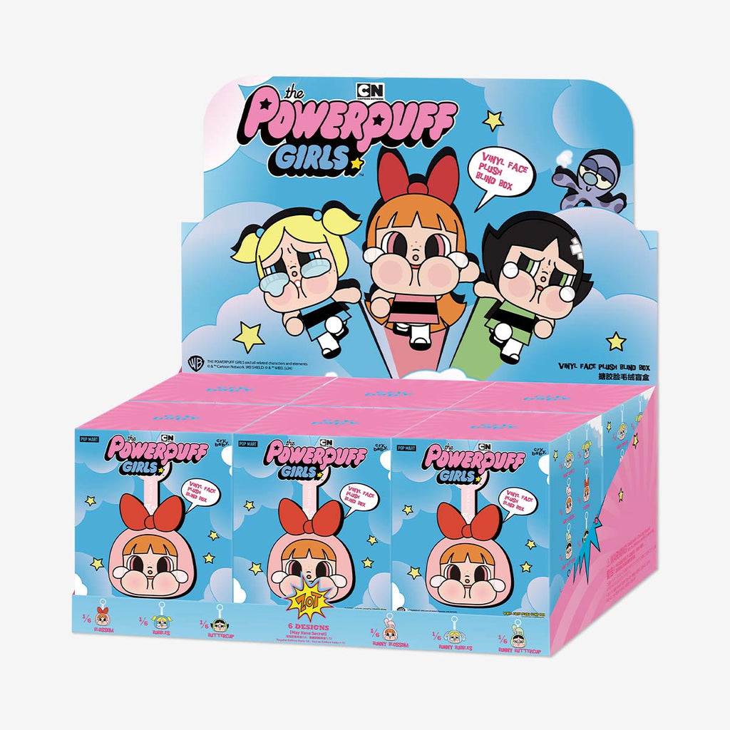 Chaveiro BLIND BOX CRYBABY x As Meninas Superpoderosas - The Powerpuff Girls - Collectible Surprise Keychain - Pop Mart