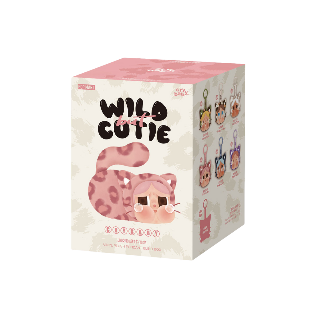 Chaveiro BLIND BOX CRYBABY - Wild but Cutie - Collectible Surprise Keychain - Pop Mart