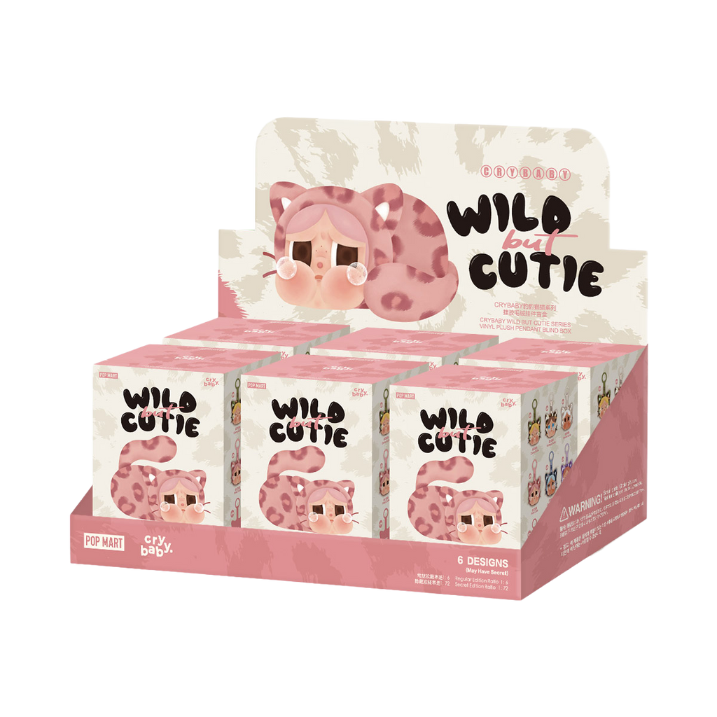 Chaveiro BLIND BOX CRYBABY - Wild but Cutie - Collectible Surprise Keychain - Pop Mart