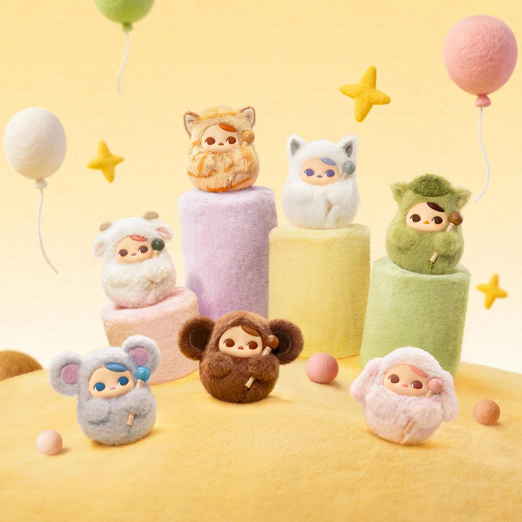 Chaveiro BLIND BOX PUCKY - Tap Tap Babies - Collectible Surprise Keychain - Pop Mart