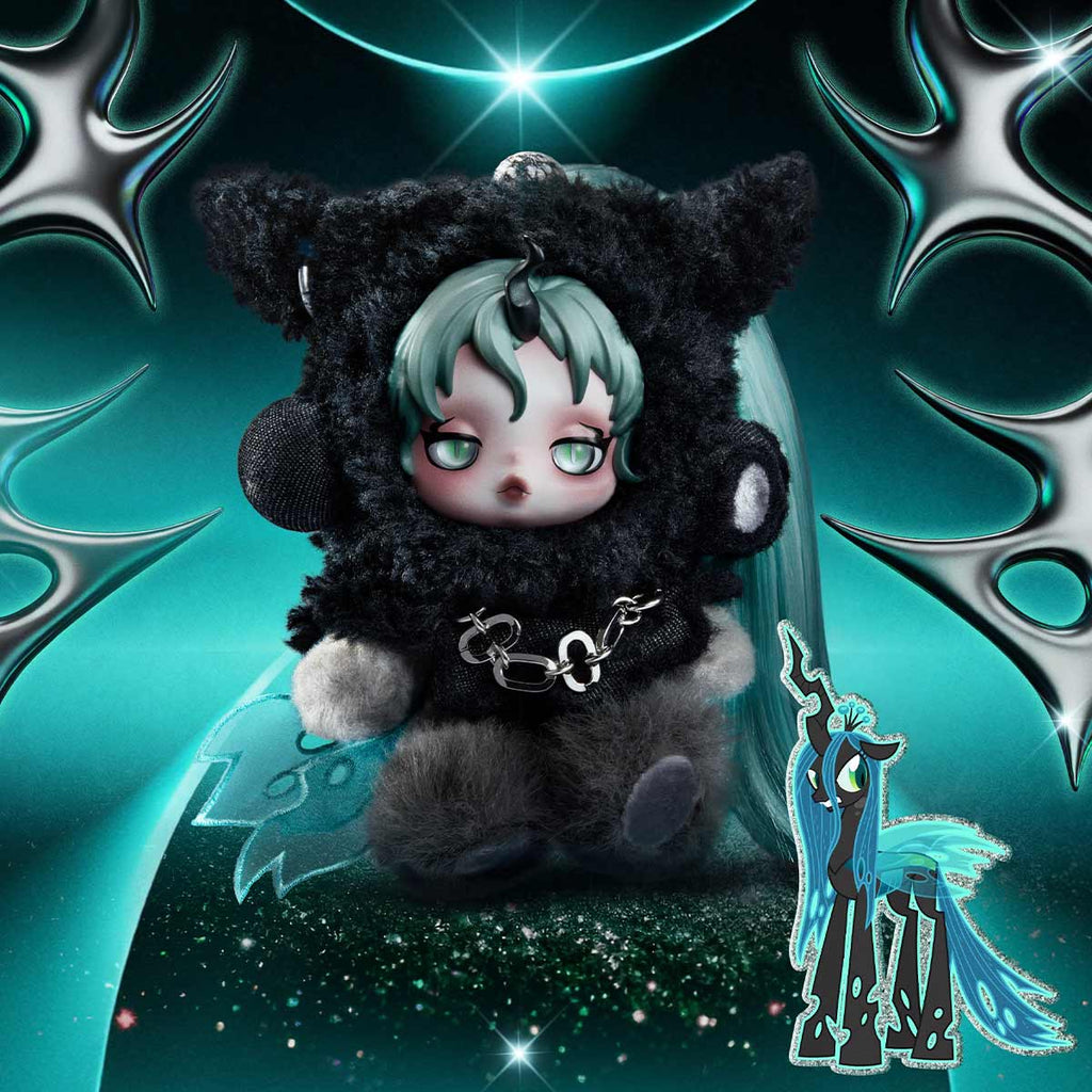 Chaveiro BLIND BOX Skullpanda x My Little Pony - My Little Pony - Collectible Surprise Keychain - Pop Mart