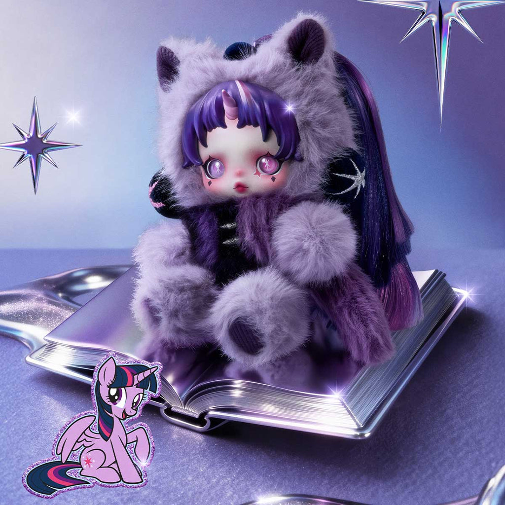 Chaveiro BLIND BOX Skullpanda x My Little Pony - My Little Pony - Collectible Surprise Keychain - Pop Mart