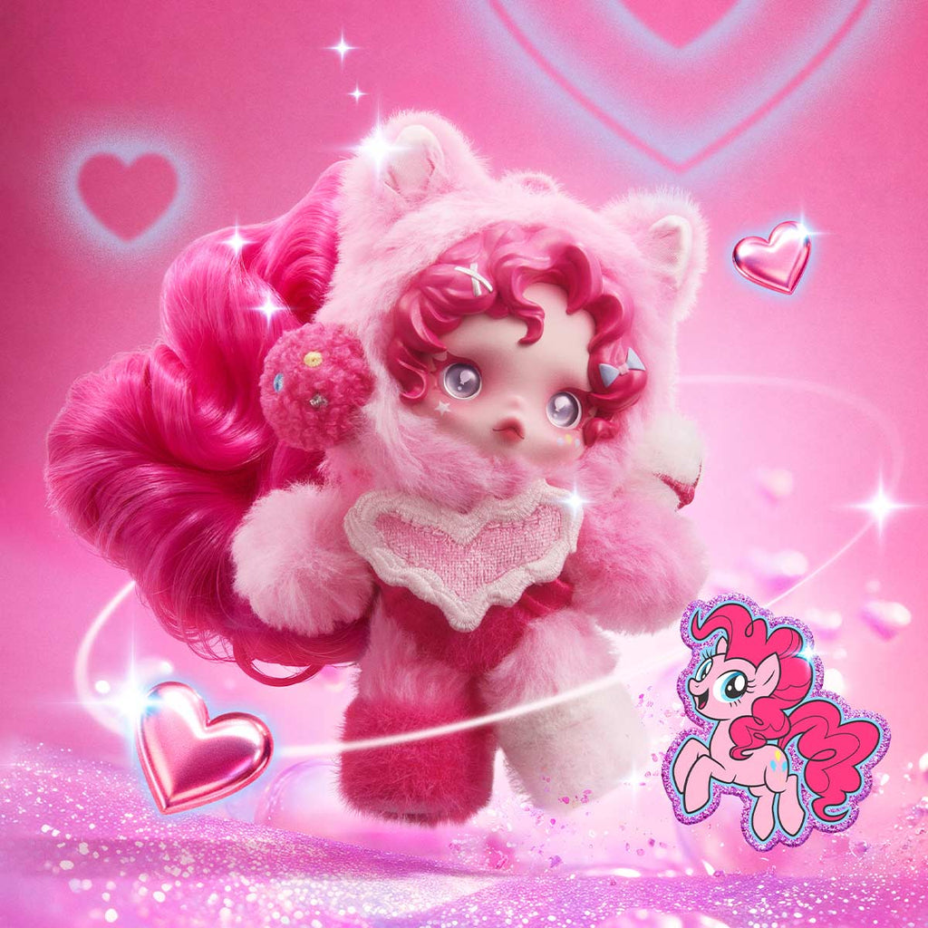 Chaveiro BLIND BOX Skullpanda x My Little Pony - My Little Pony - Collectible Surprise Keychain - Pop Mart