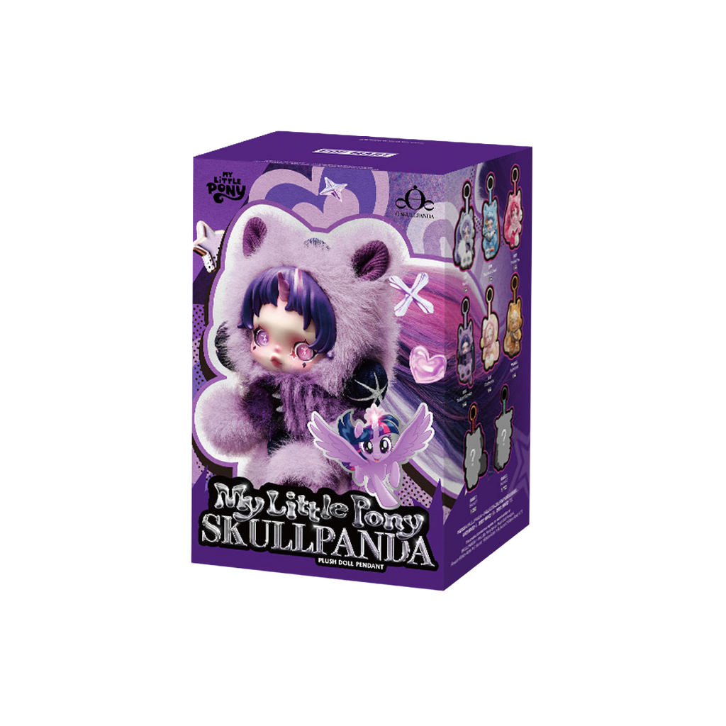 Chaveiro BLIND BOX Skullpanda x My Little Pony - My Little Pony - Collectible Surprise Keychain - Pop Mart