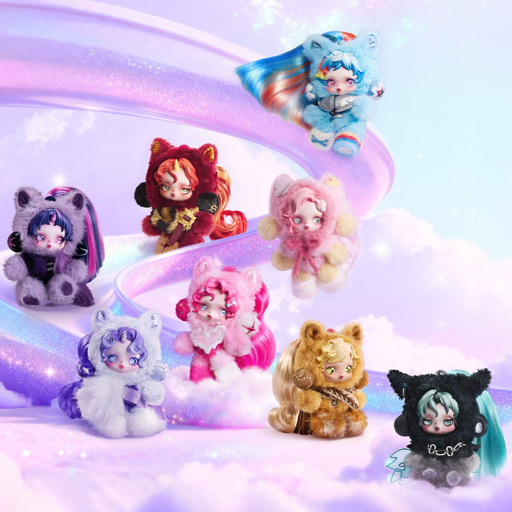 Chaveiro BLIND BOX Skullpanda x My Little Pony - My Little Pony - Collectible Surprise Keychain - Pop Mart